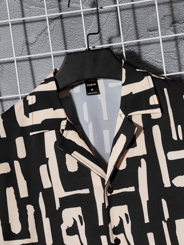 Camisa con estampado bicolor. Talla XXL - Imagen 3