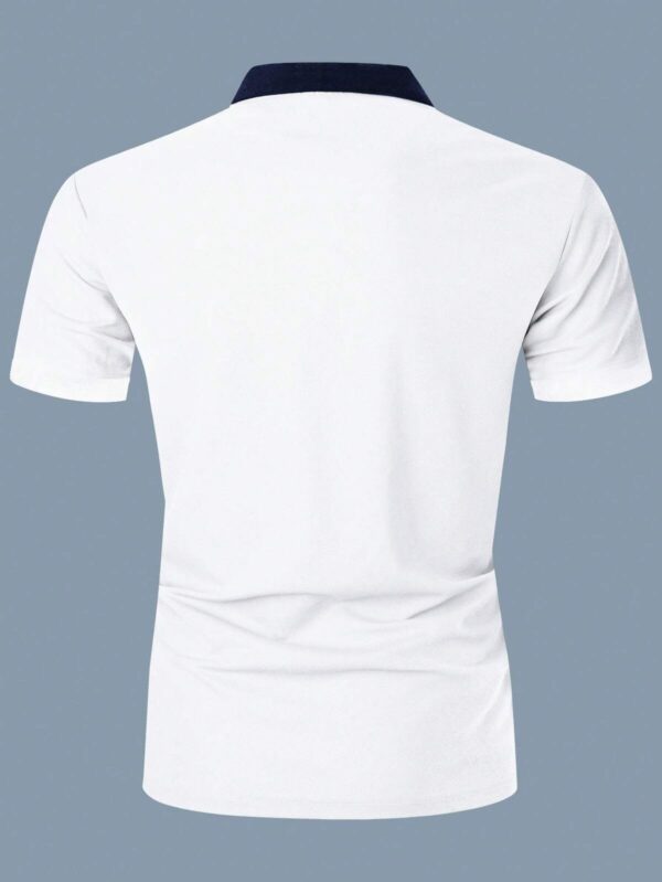 Camisa polo con estampado de letra paris. Talla G - Imagen 2