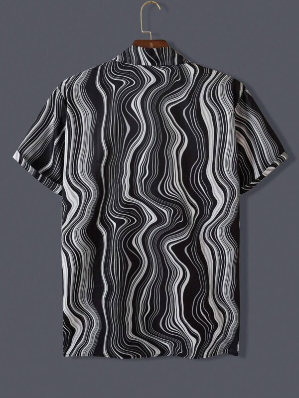 Camisa con estampado de mármol. Talla XL - Imagen 2