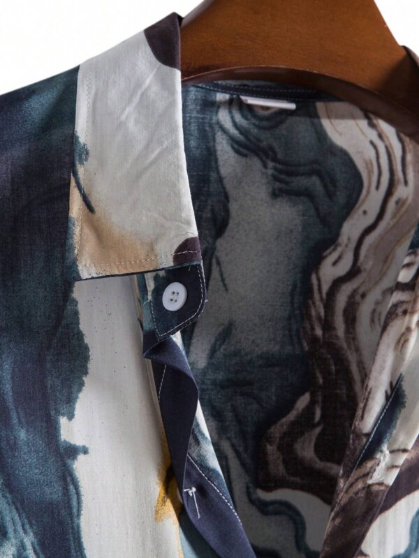 Camisa hawaiana casual estampada. Talla XL - Imagen 3