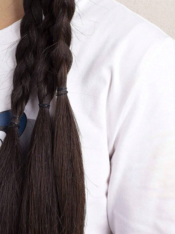 100 piezas de ligas para cabello, bandas elásticas pequeñas. Multicolor - Imagen 3