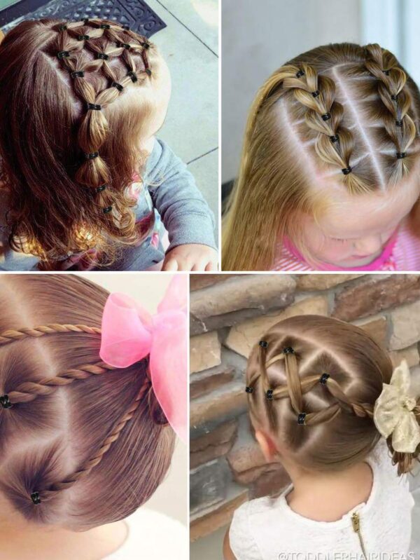 100 piezas de ligas para cabello, bandas elásticas pequeñas. Multicolor - Imagen 2