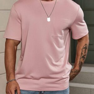 Camiseta de moda oversized con bolsillo. Talla L