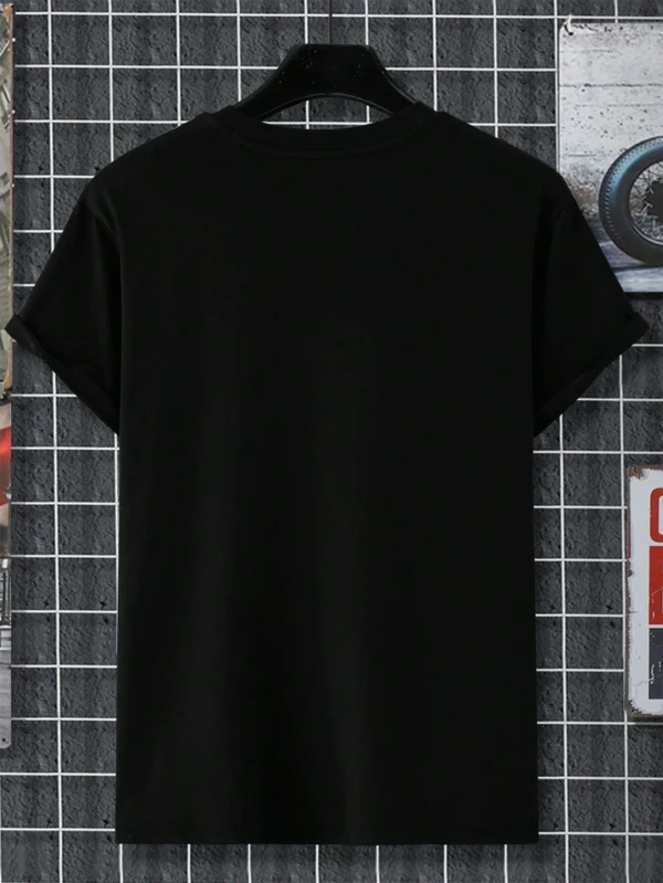Camiseta transpirable deportiva para hacer ejercicio físico, color negro. Talla XXL - Imagen 2