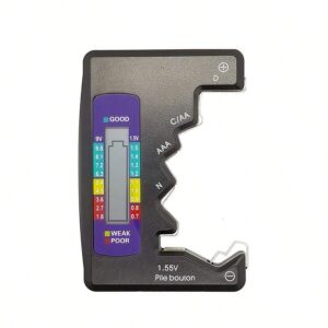 Comprobador de batería de botón Lr44 Ag13 9v