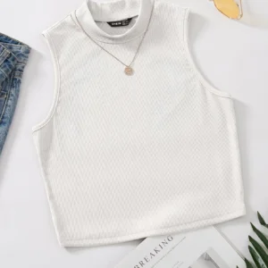 Top tank blanco individual. Talla L