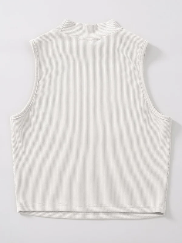 Top tank blanco individual. Talla L - Imagen 2