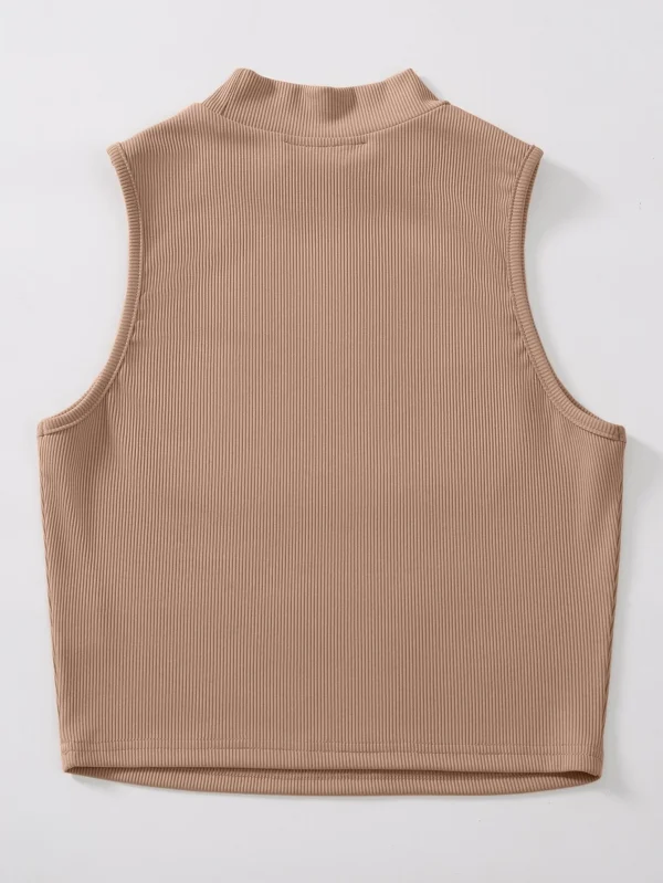 Top tank beige individual. Talla L - Imagen 2