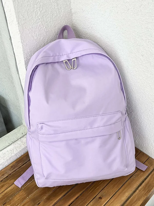 Mochila impermeable color lila