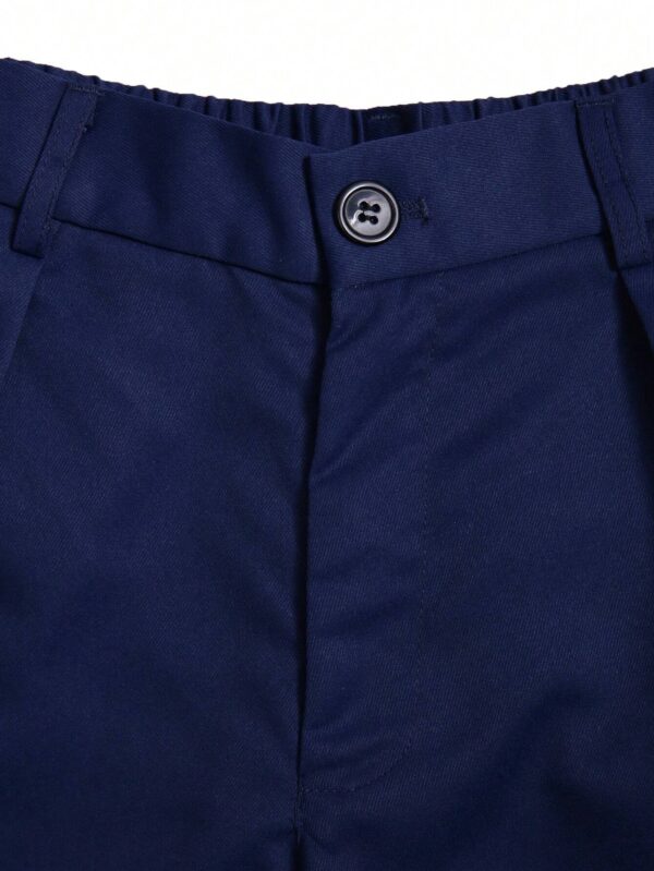 Bermuda azul con bolsillos inclinados. Talla M - Imagen 3