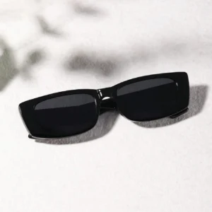 Gafas modernas unisex - marco grueso negro