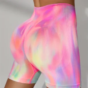 Shorts yoga dama multicolor. Talla S