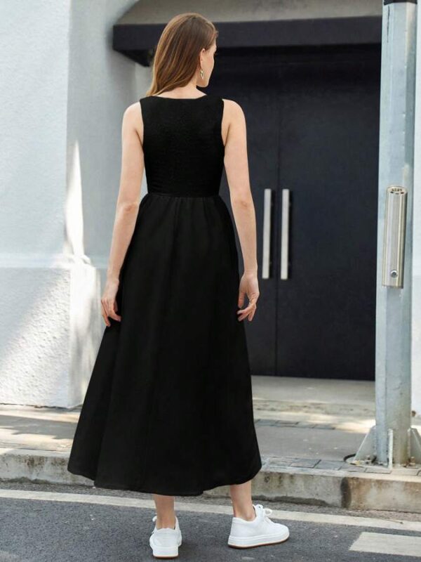 Vestido casual negro (M) - Imagen 2