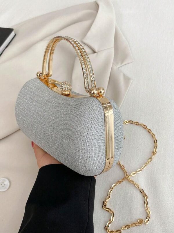 Bolso cubo color gris - Imagen 2