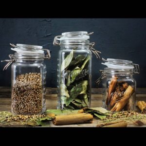 Mason Jars 3 pack vidrio (1.5 L, 2.1 L y 3L)